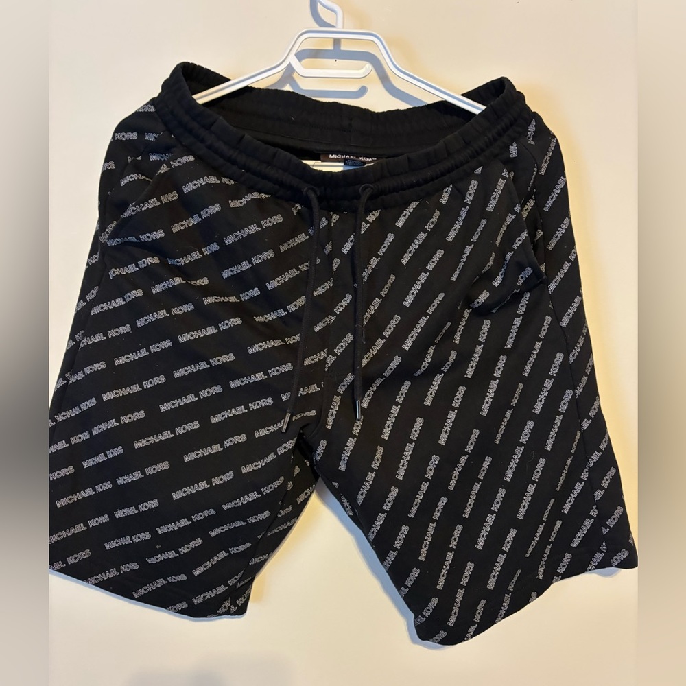 Michael Kors logo all over cotton blend shorts Men’s small